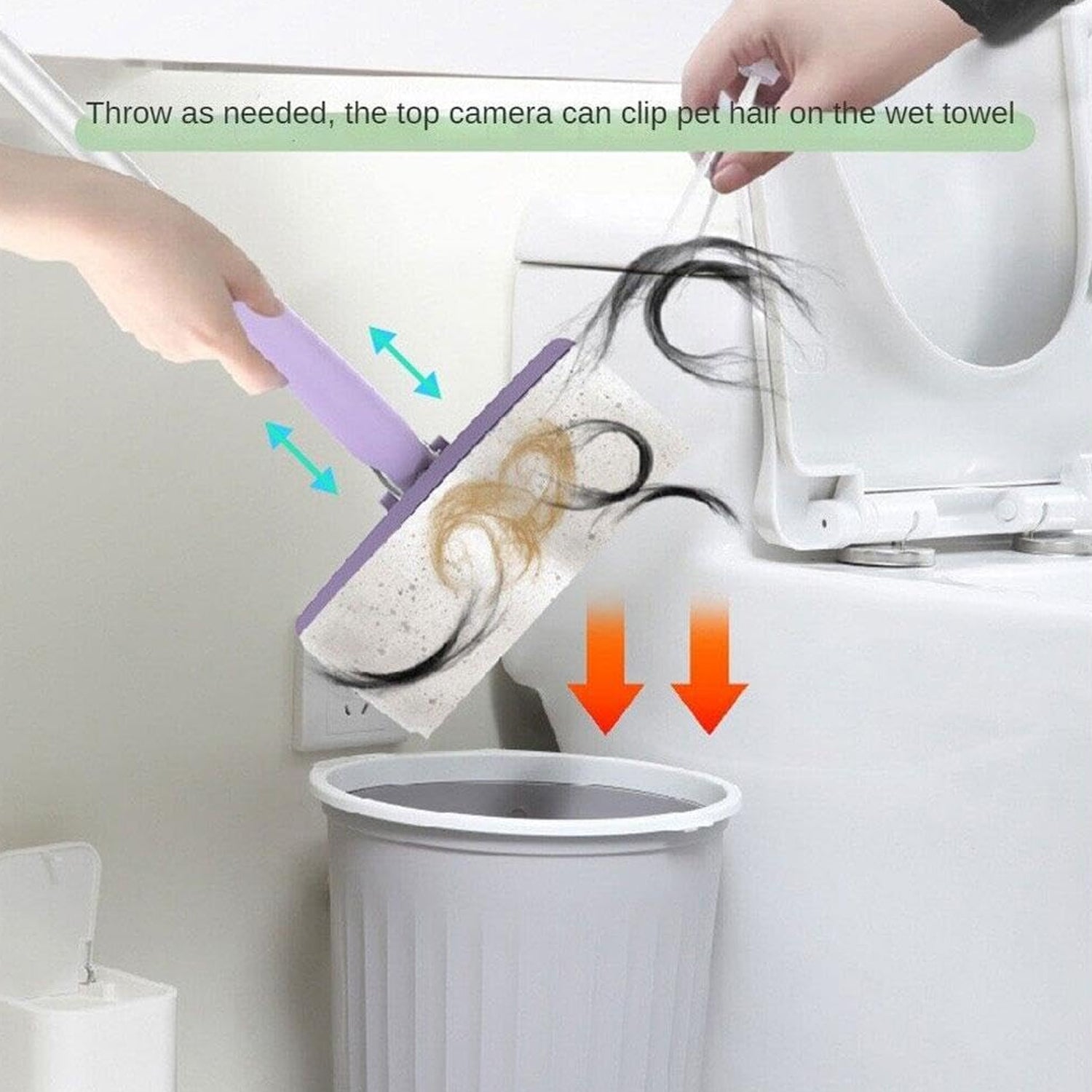Automatic Cloth Changing Mini Mop with Push Pull Cloth Changing Handle (1 Pc) Automatic Cloth Changing Mini Mop with Push Pull Cloth Changing Handle (1 Pc)